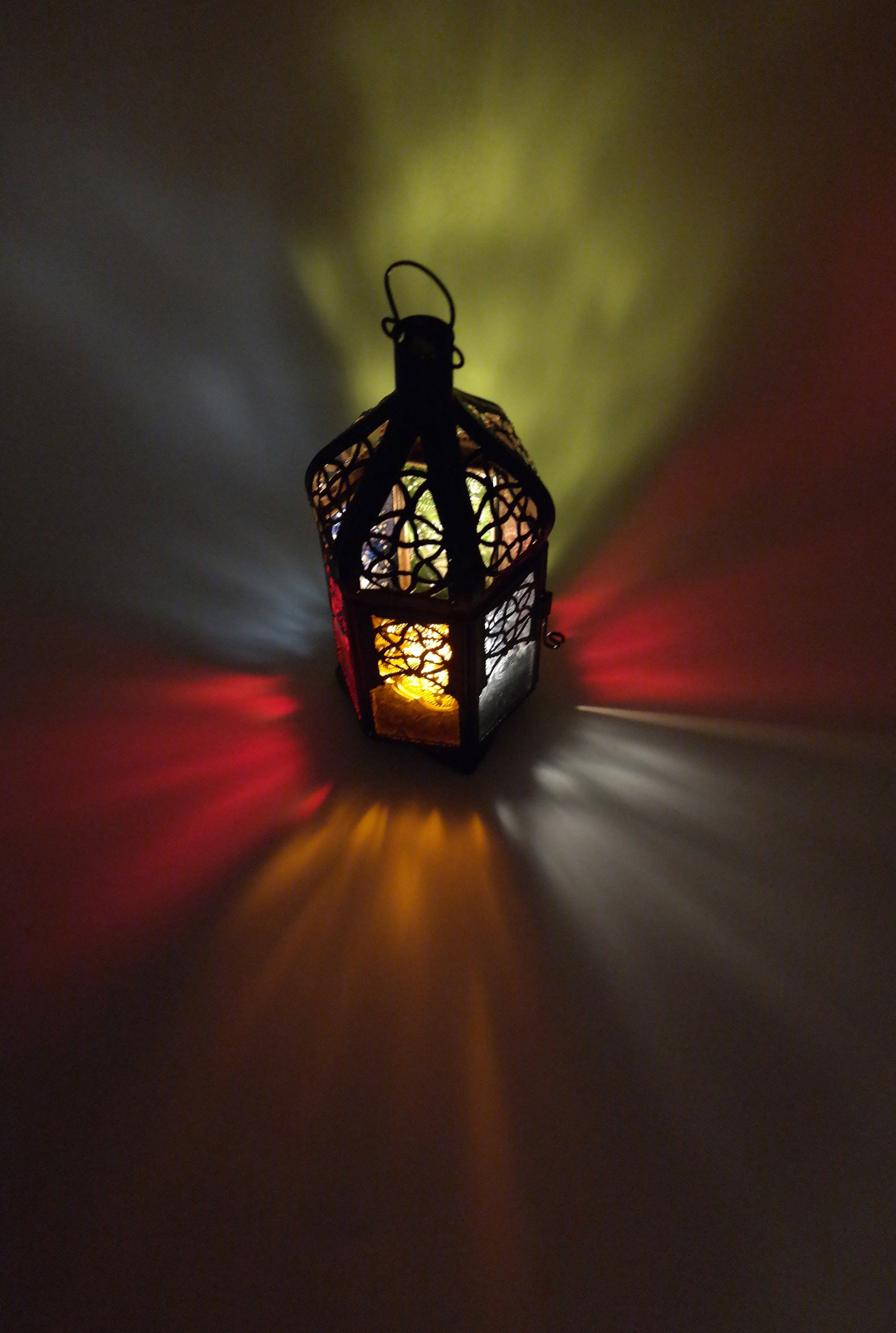 Vintage Candle Lantern, Moroccan Style Decorative Hanging Lantern, Metal  Tabletop Lantern, Halloween Candle Holders for Outdoor Patio 
