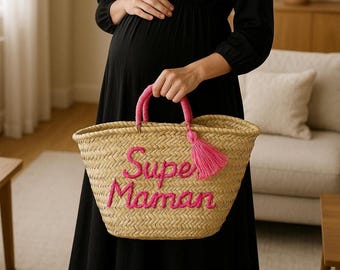Mother Day Gift  For Mom, Gift Basket Shower Custom Basket For Baby Shower, Gift for New Mommy,  Newborn Arrival Gift Mother Bag Baby Shower