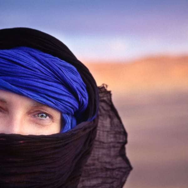 ACHETER UN en obtenir un gratuitement - Écharpe marocaine berbère touareg- Long fait à la main ethnique, Turban tribal unisexe adulte riche bleu-vert-rose-rouge-