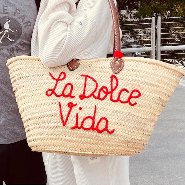 Customized Straw Bags Personalized Wedding Guest Gift Monogrammed Bag Bridal Shower Bags,Custom Beach Bag, Straw tote, Embroidered Bag