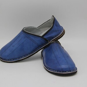 Fair Trade Moroccan Leather Babouche Slippers For Men – Soft Sole, Handmade Loafers, Terrapin Trading Ltd