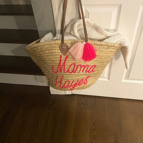 Customized straw bags Personalized WEDDING GUEST GIFT monogrammed bag bridal shower bags,custom beach bag,straw tote,embroidered bag