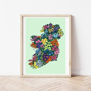 Carte florale de l’Irlande