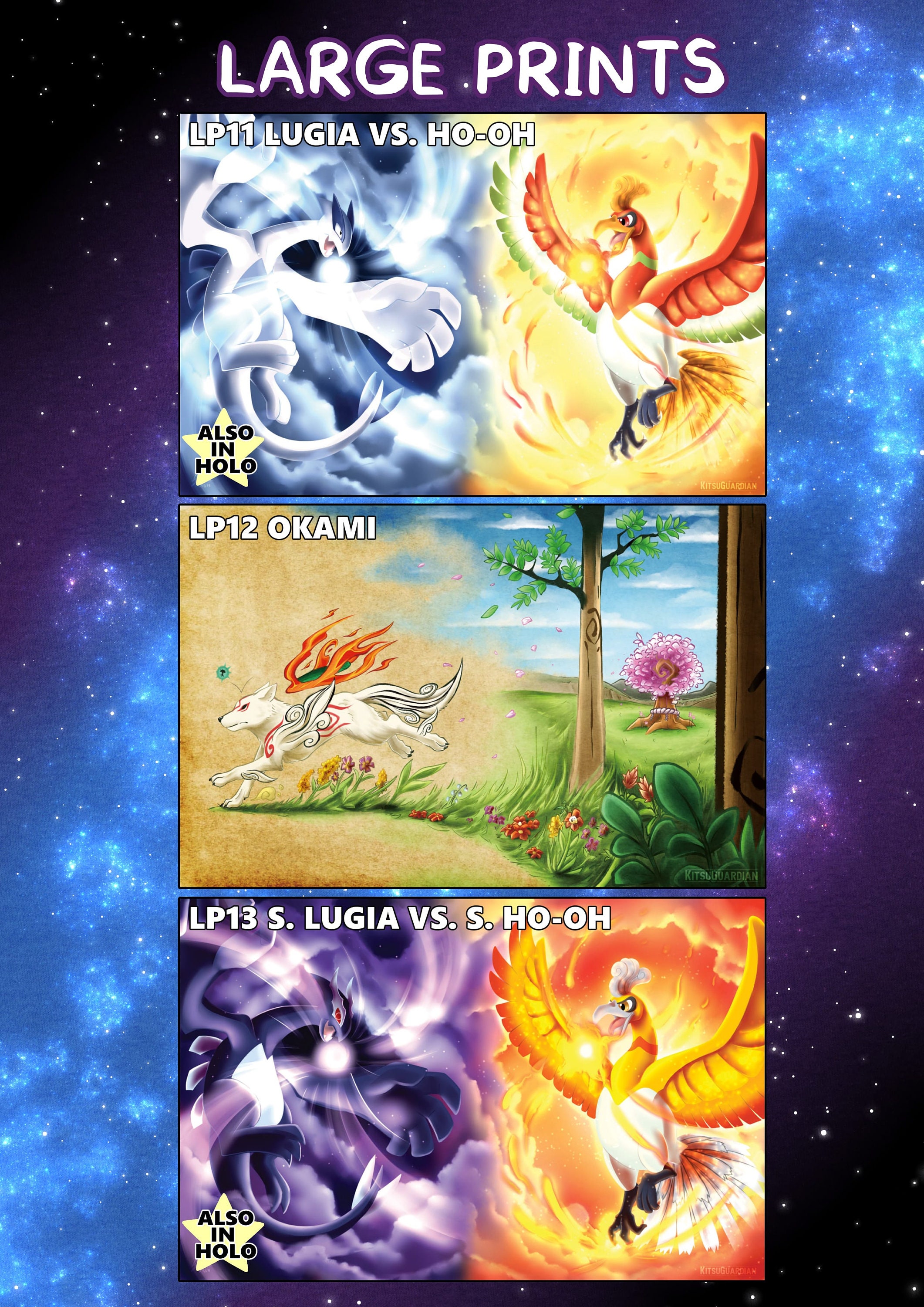 KitsuGuardian - Ho-oh versus Lugia