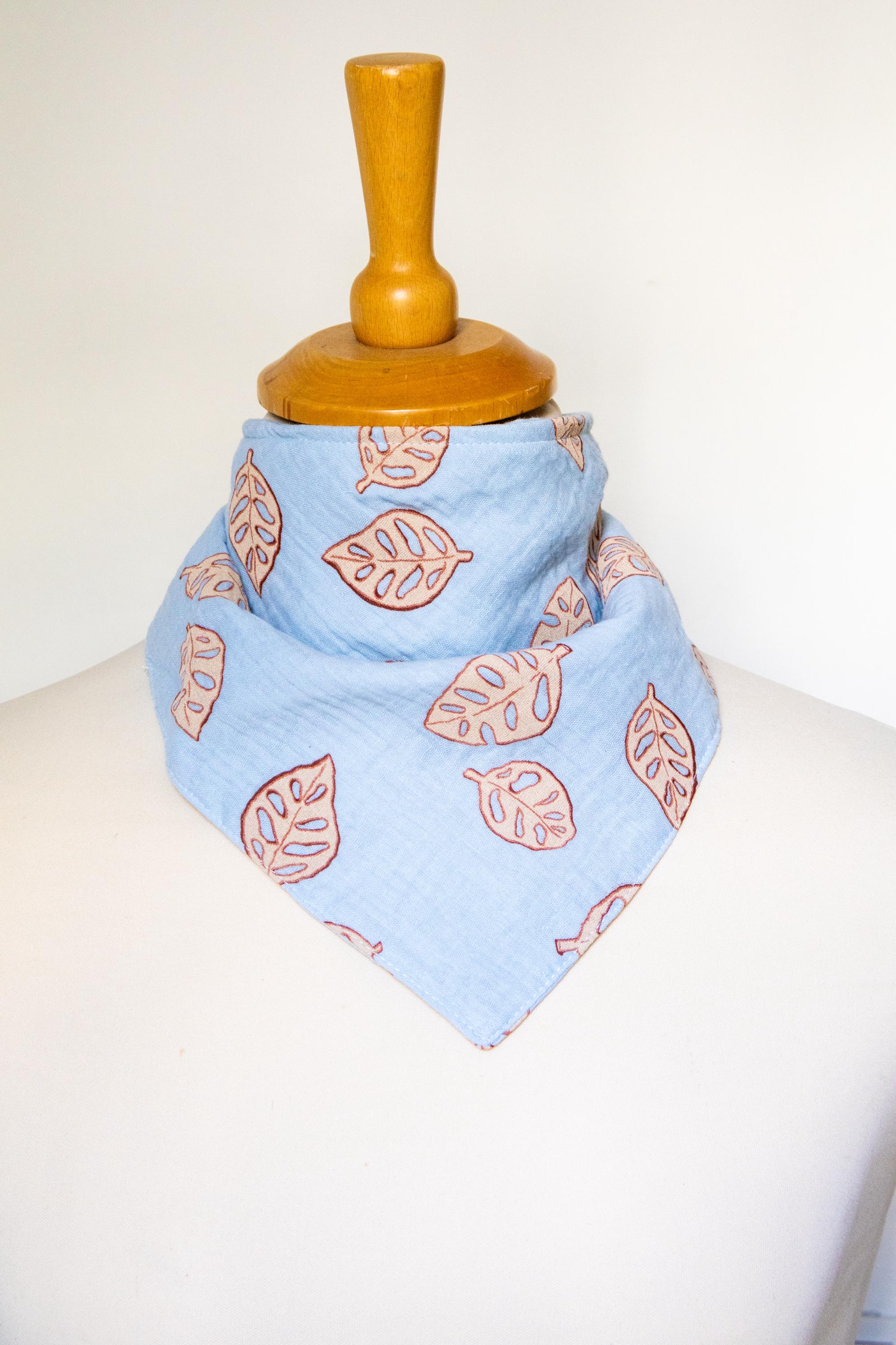 Set 8 Bavaglini Bandana Per Bambino - Sciarpe Triangolari In Cotone Assorbente - Foto 10