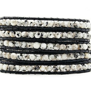 Beaded Leather Wrap Bracelet, Wrap Bracelet, Leather Wrap Bracelet, Leather Bracelet, Beaded Wrap Bracelet