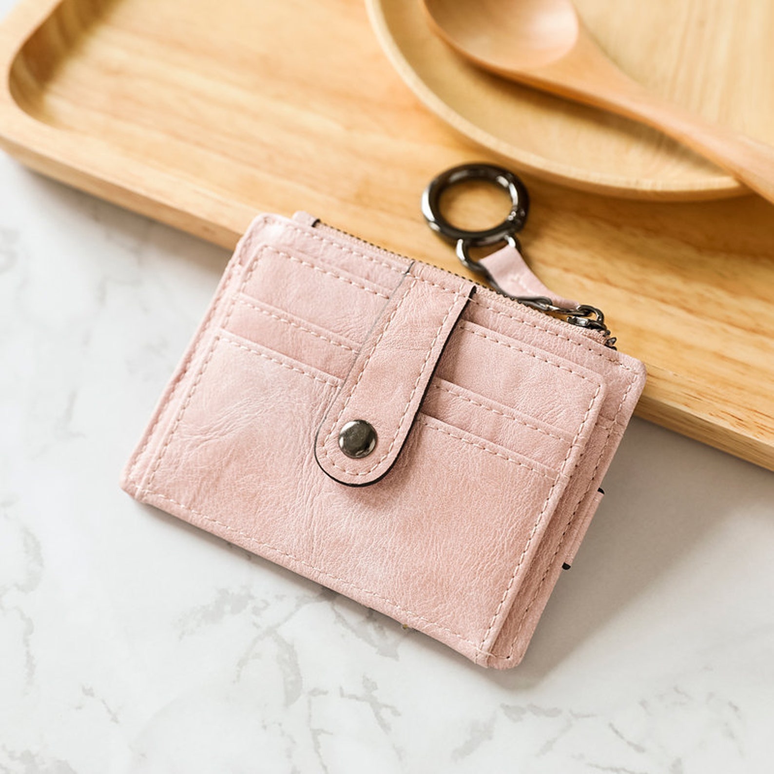 Keychain card holder with photo IDWomen's card Etsy