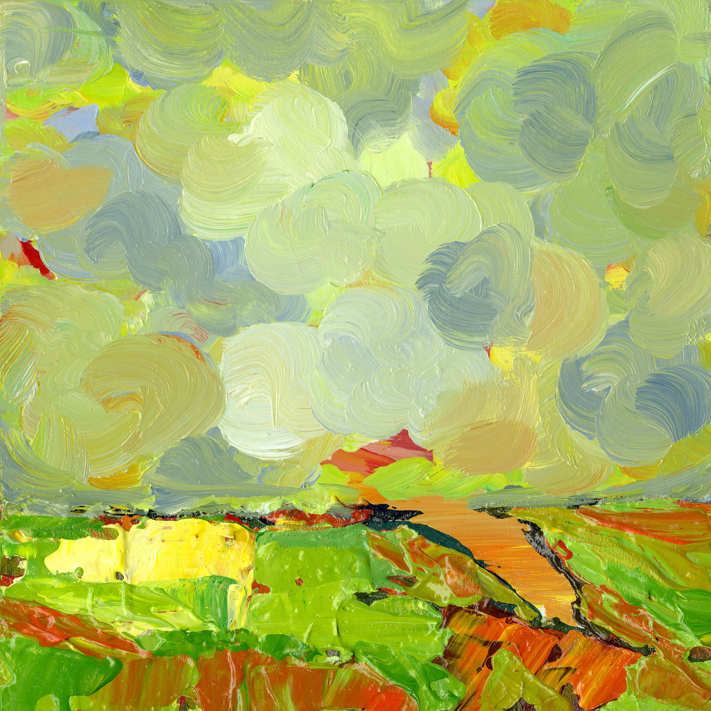 Abstract Landscape Prints Original Art Prints Impressionist | Etsy