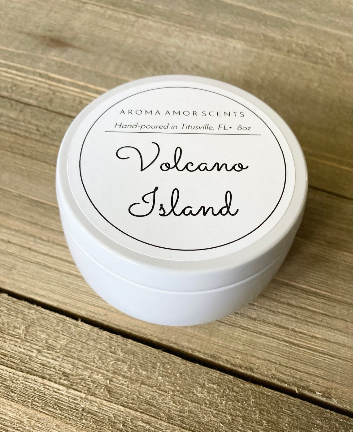Volcano Capri Blue dupe candle 8oz Anthropologie candle Etsy