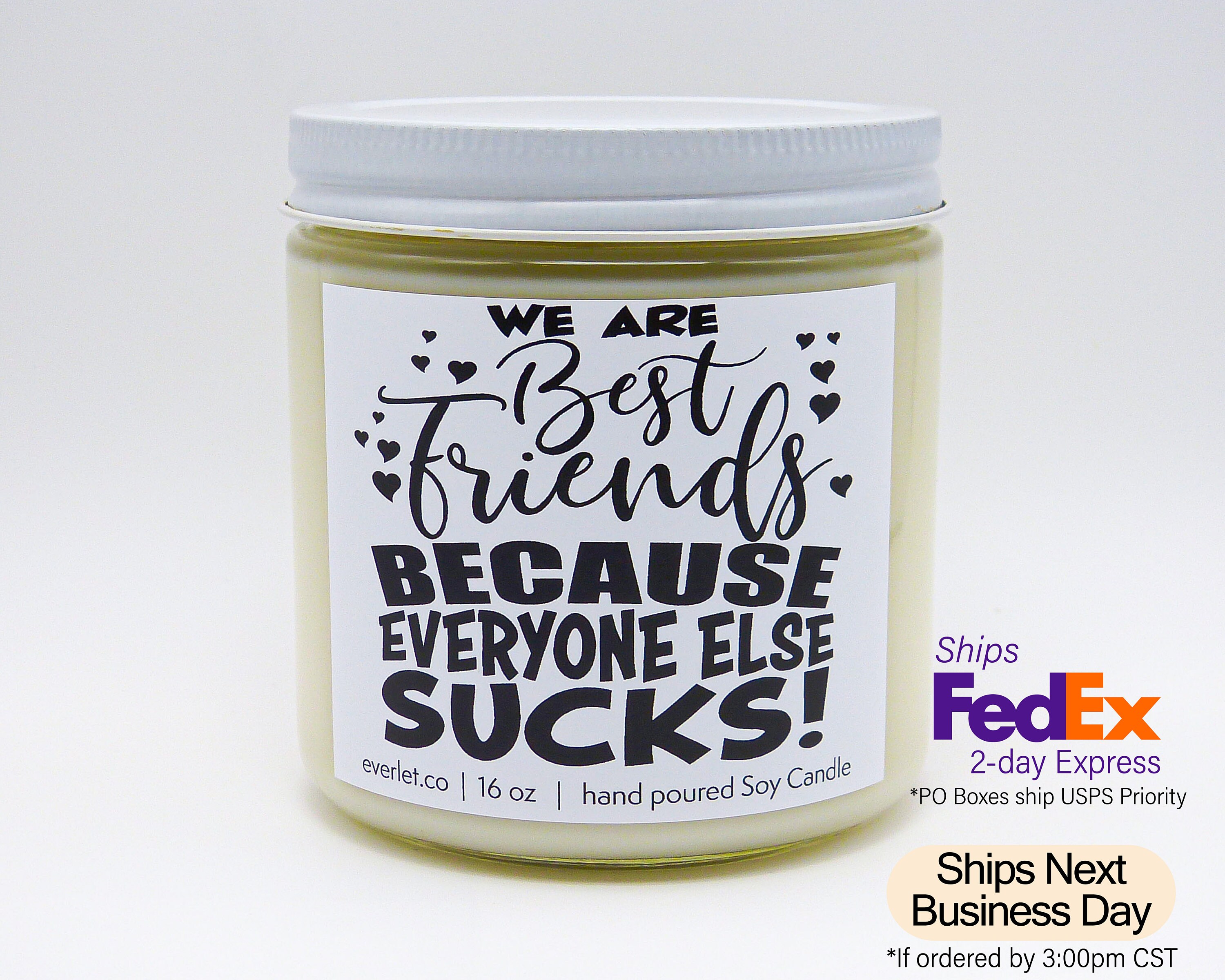 Best Friend Candle Funny Candle For Friend Funny Candle Gag Etsy