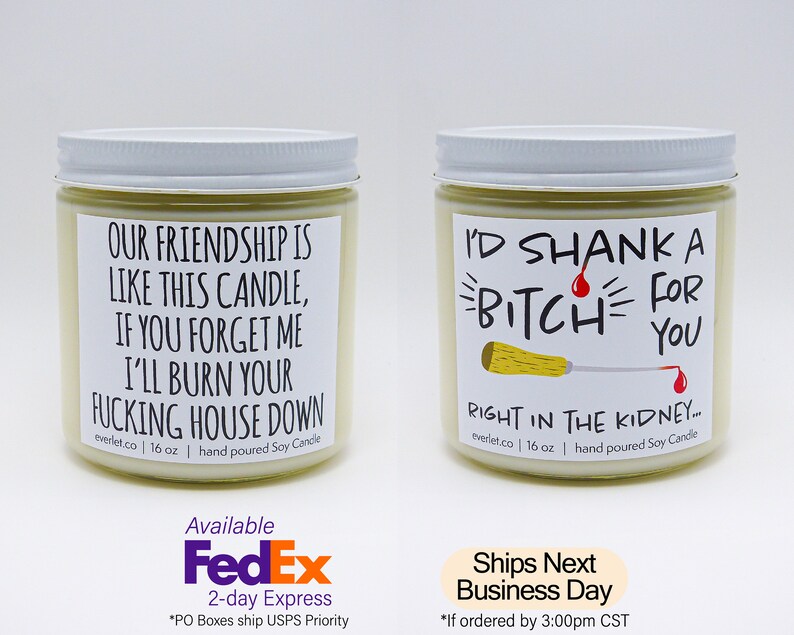 Best Friend Candle Funny Candle for Friend Funny Candle Gag Etsy