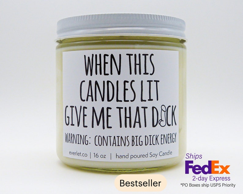 Boyfriend Gift Funny Candle for Friend Funny Candle Gag Etsy