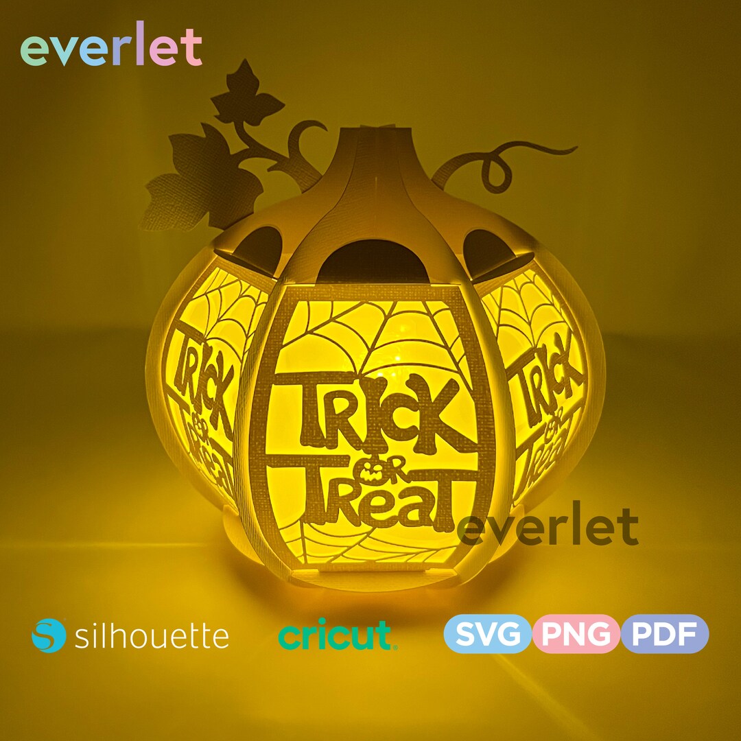 Pumpkin Lantern SVG for Cricut Projects,silhouette, Lantern Halloween ...