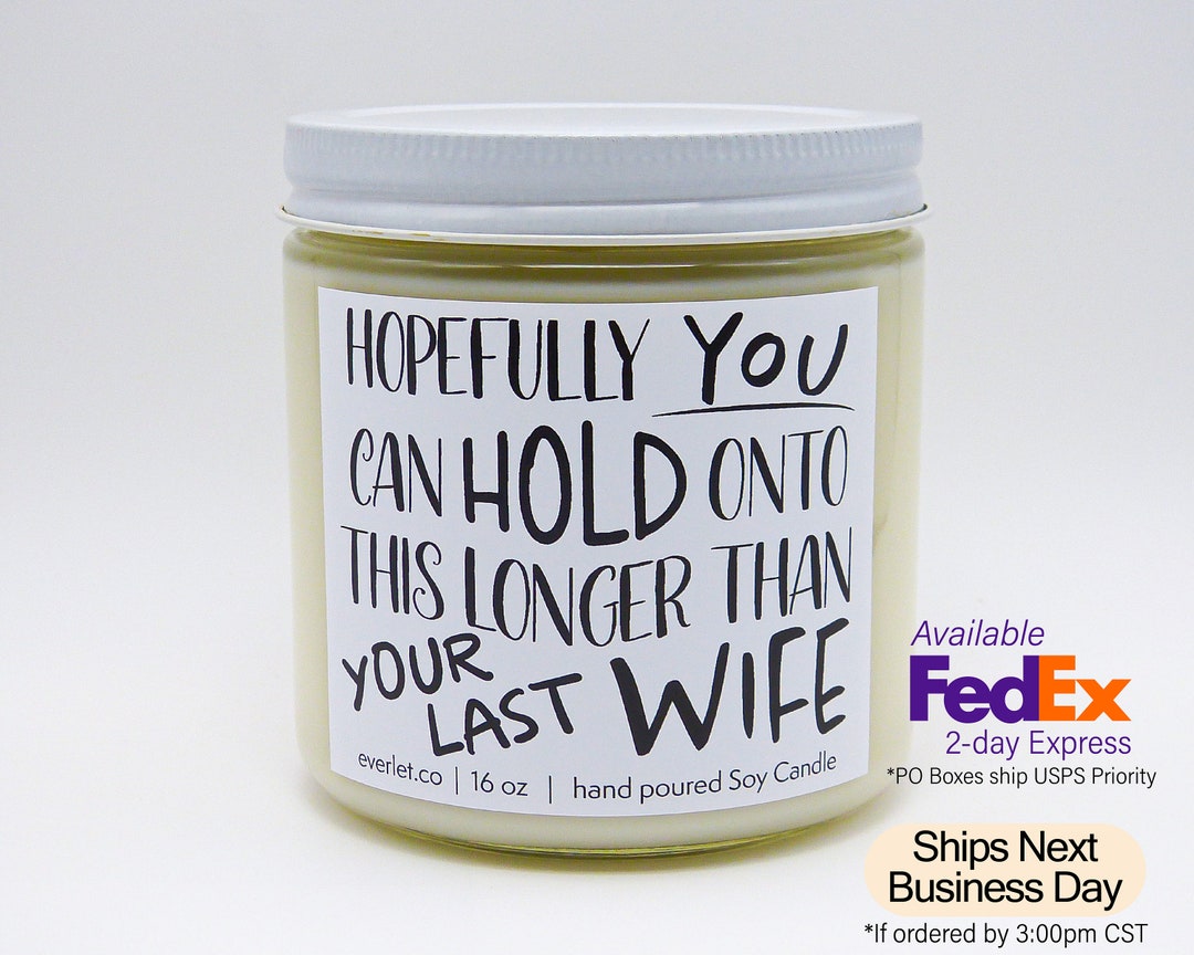 Candle for Him Funny Candle for Friend Funny Candle Gag Etsy