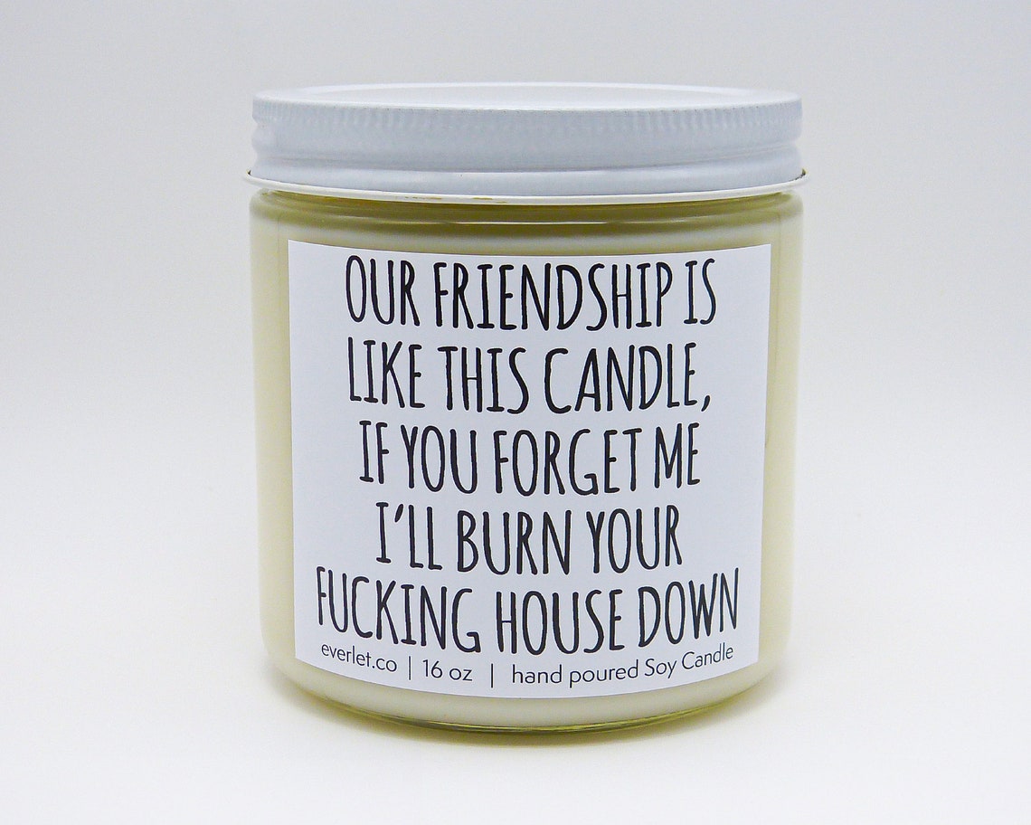 Best Friend Candle Funny Candle For Friend Funny Candle Etsy