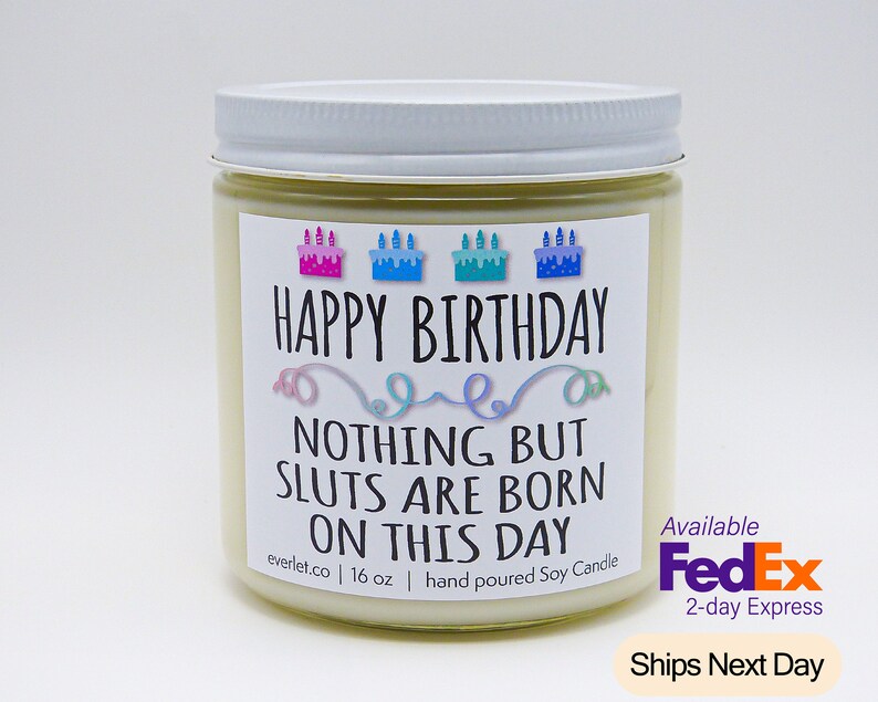 Happy Birthday Funny Candle for Friend Funny Candle Gag Etsy