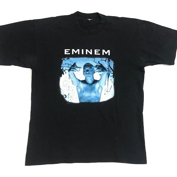Eminem t-shirt, Vintage 1999 slim shady hip hop black t shirt