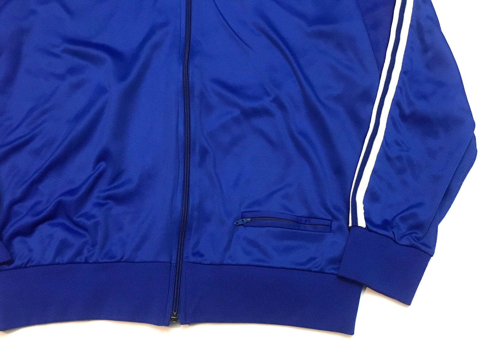 Adidas track jacket blue and white adidas tracksuit jacket | Etsy