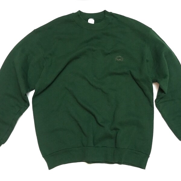 Vintage 90'S Fruit of the Loom sweatshirt, Made in USA, Men's XL cotton gray type Vintage Second Hand
