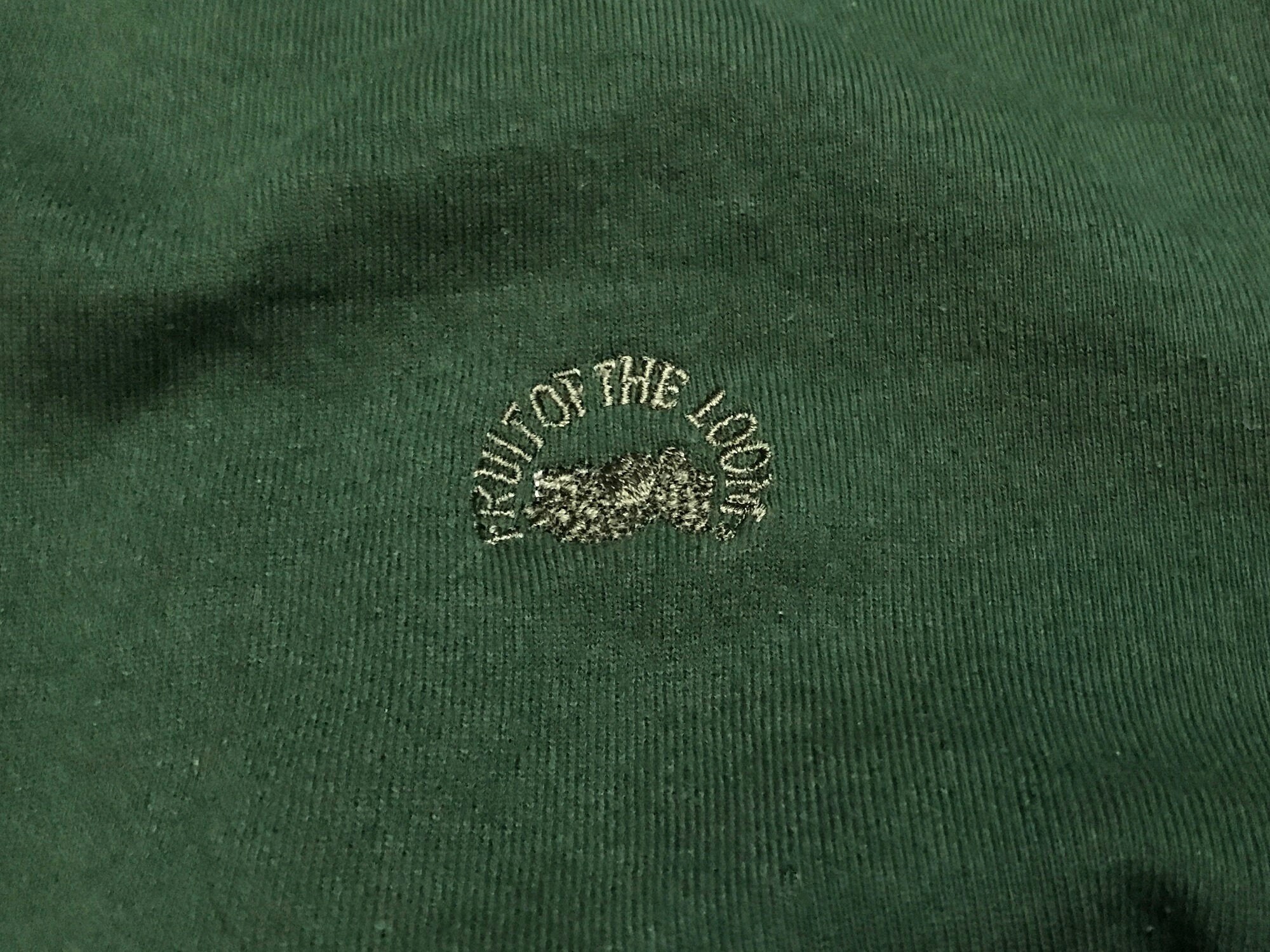 90'S Fruit of the Loom Long Sleeve T-Shirt, Men's Size L cotton black type Vintage Second Hand