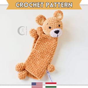 Bär Lovey Häkelanleitung | Einfaches Amigurumi-Tutorial für ein Waldkinderzimmer | >> klickbare PDF Häkelanleitung <<