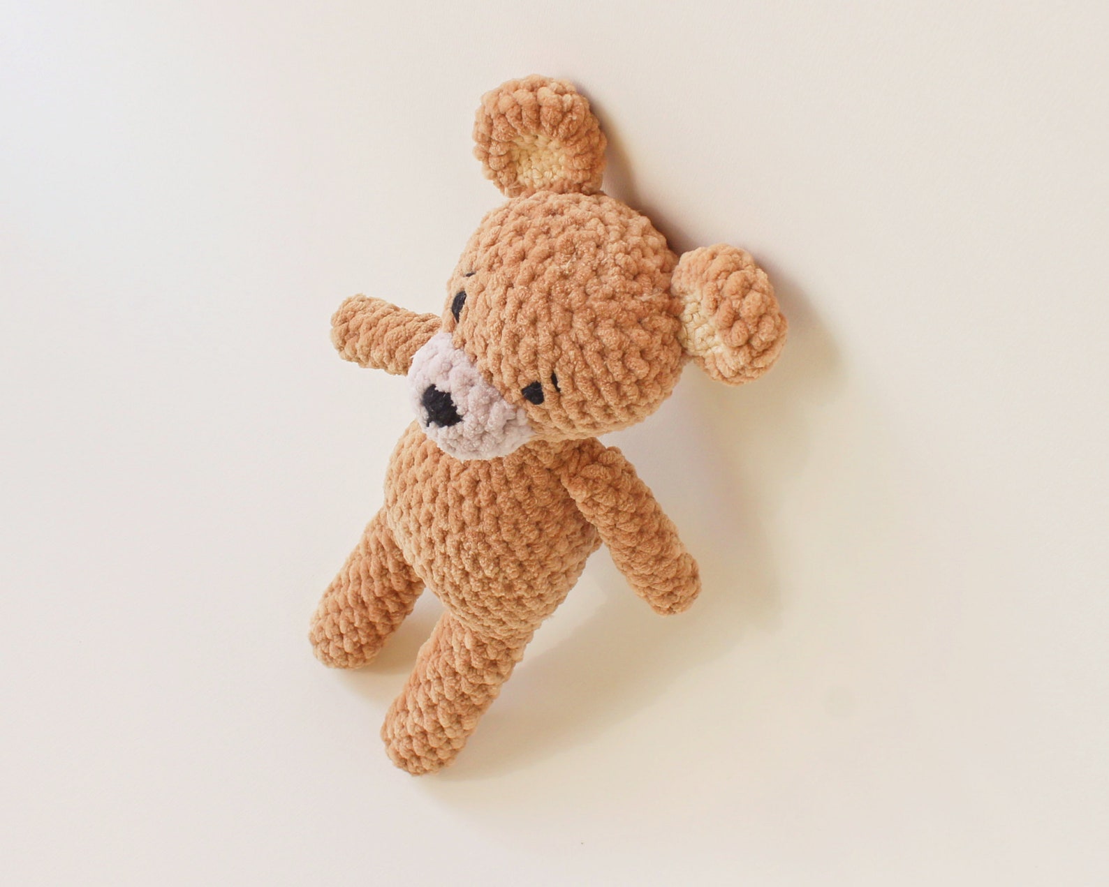 Crochet BEAR PATTERN One Piece Body Teddy Bear Amigurumi Etsy