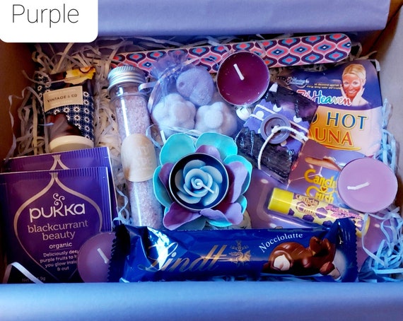 Pamper Hamper for her/care package/spa 