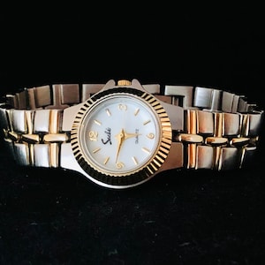 Classic Two-Tone Sache Ladies’ Watch, New Battery!