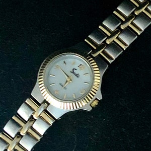 Classic Two-Tone Sache Ladies Watch, New Battery image 5