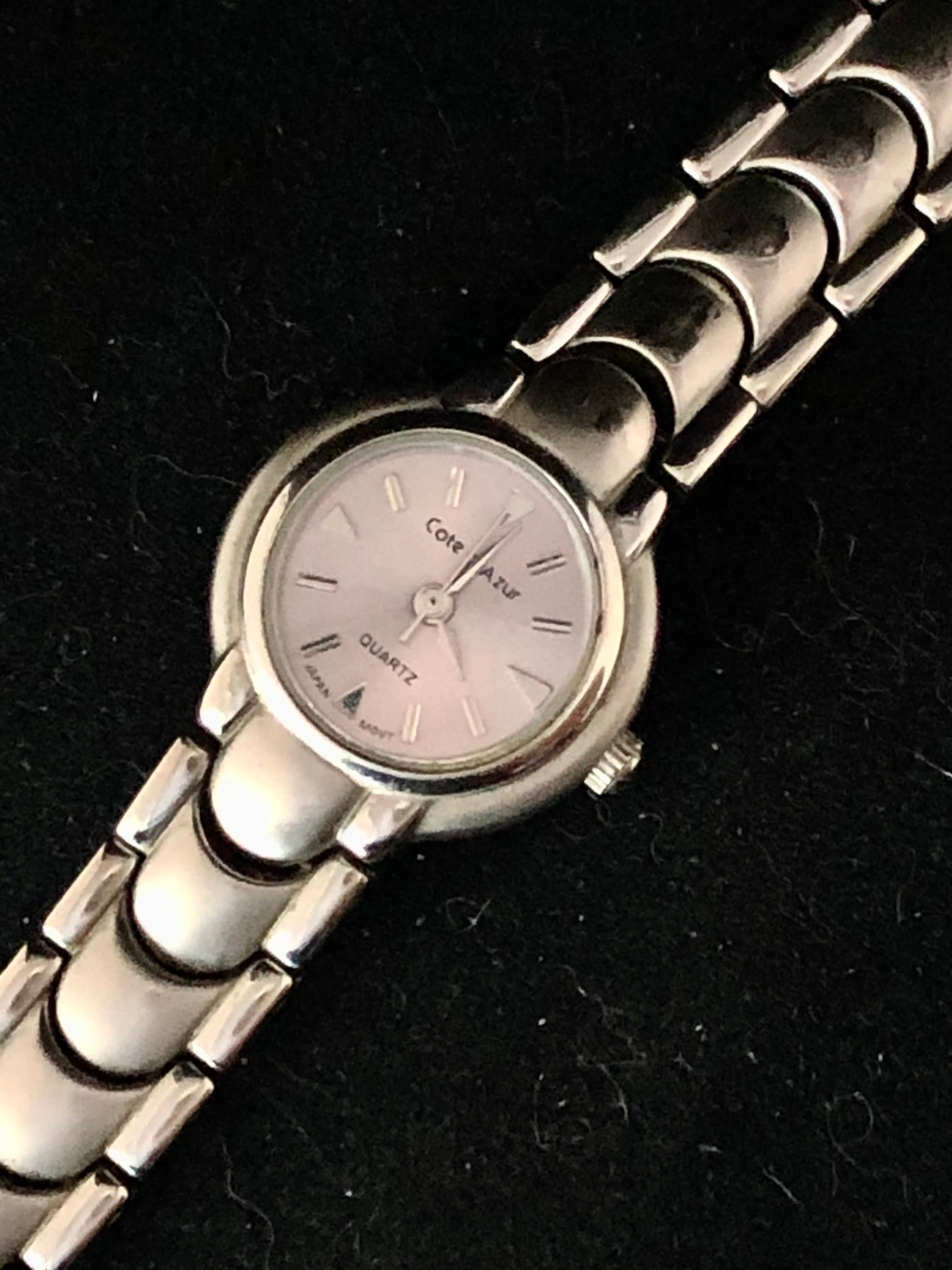 Cote d\' Azur women\'s silver watch. Square face. Cote d main image 3