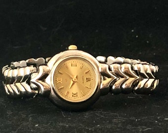 Raro CT reloj de mujer de lujo, cuarzo, nueva batería!
