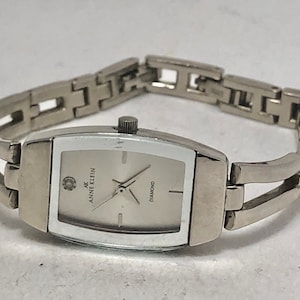 Beveled Crystal Classic Anne Klein Ladies’ Watch, New Battery!