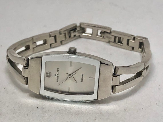 Beveled Crystal Classic Anne Klein Ladies’ Watch,… - image 1