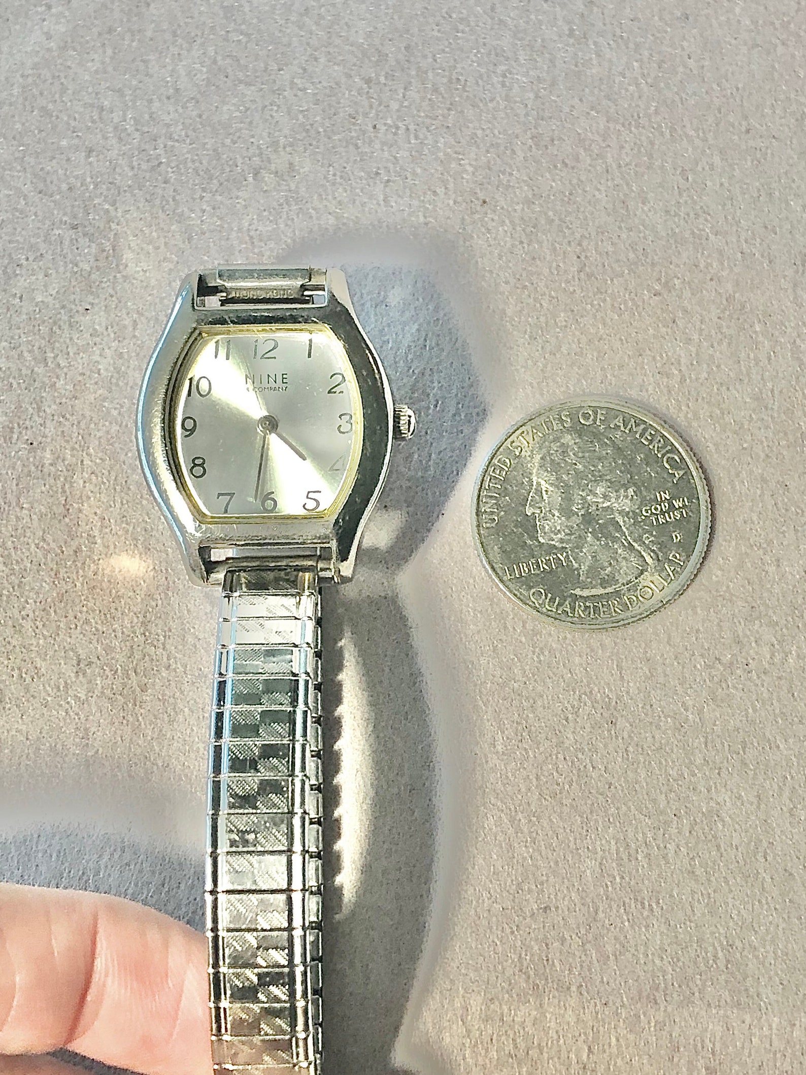 Classy Vintage Nine West Ladies Stretch Bracelet Watch Etsy