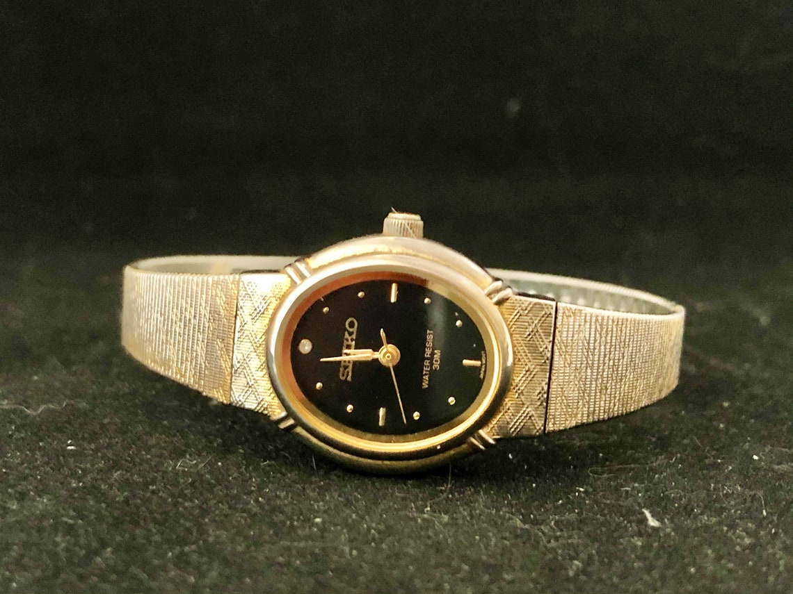 Elegant Vintage TwoTone Seiko Ladies Watch