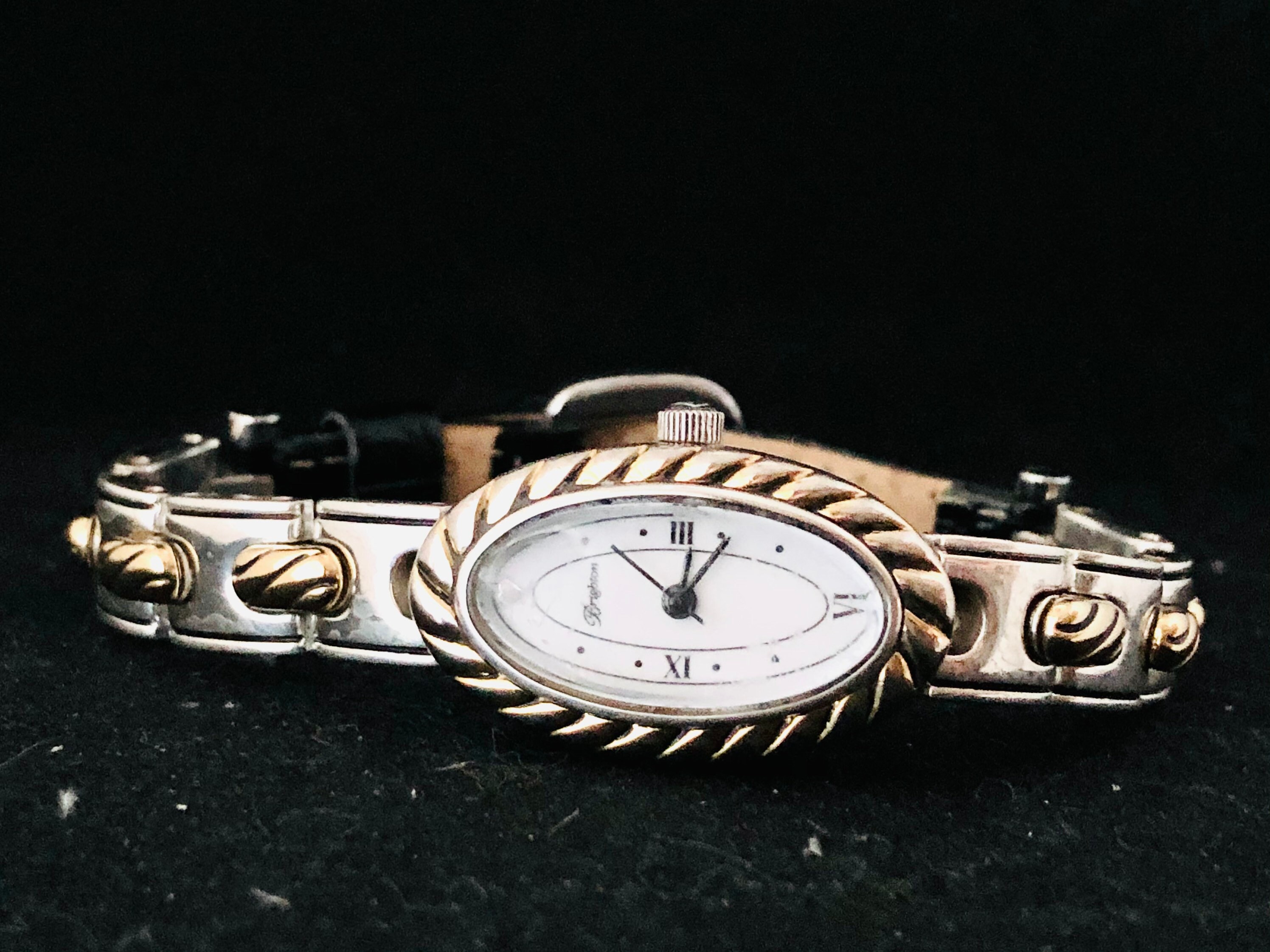 Buy Artistic Two Tone Silver Plated Brighton Ladies Bracelet Watch New Battery Online in India Etsy