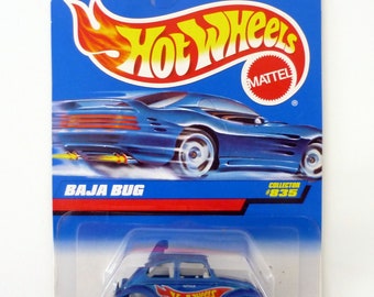 Voiture Hot Wheels Baja Bug n°835 bleue moulée sous pression 1998