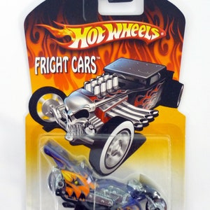 Hot Wheels Fright Bike Fright Cars Dark Blue Die-Cast Motorcycle 2007