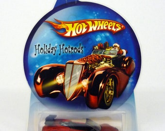 Hot Wheels Trak-tune Holiday Hot Rods Red Die-cast Car 2007 - Etsy
