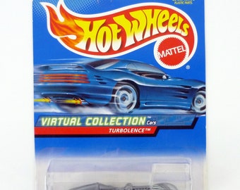 Hot Wheels Turbolence #129 Virtual Collection Silver Die-Cast Car 2000