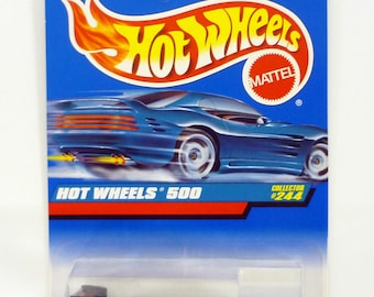 Hot Wheels Hot Wheels 500 #244 Black Die-Cast Car w/No Fear Tampos 1998