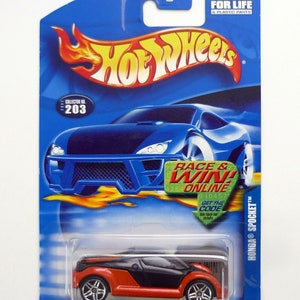 Hot Wheels Honda Spocket #203 Auto pressofusa arancione 2002