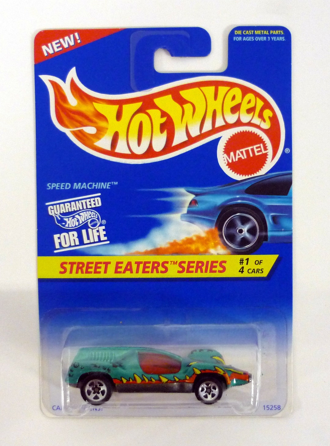 Hot Wheels Speed Machine #412 Street Eaters Series #1 of 4 Green