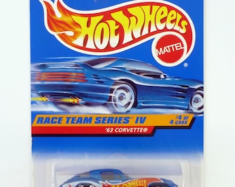 Amazon.com: HOT Wheels 63 Corvette 1998 Race Team Series Iv