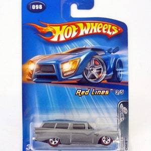 Hot Wheels 8 Kiste #098 Red Lines 3/5 Grau Die-Cast Car 2004