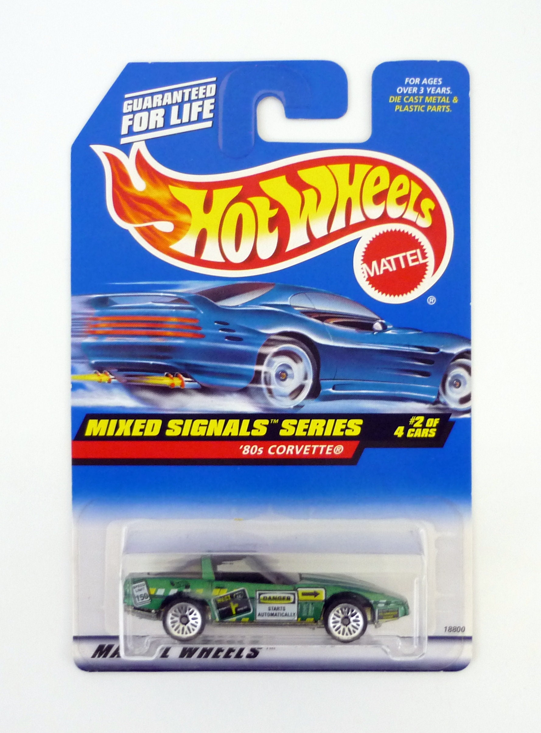 Hot Wheels 80s Corvette #734 Mixed Signals Series 2 of 4 Green Die