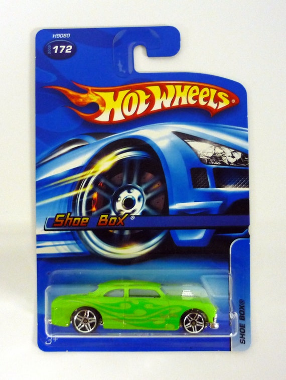 ホットウィール　shoe box Hot Wheels Shoe Box #172 Green Die-cast Car 2006 - Etsy