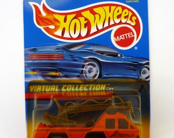 Hot Wheels Flame Stopper #113 Virtual Collection Orange Die-Cast Truck 2000