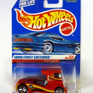 Hot Wheels Semi-Fast #914 Primeiras Edições 8 de 26 Red Die-Cast Truck 1999