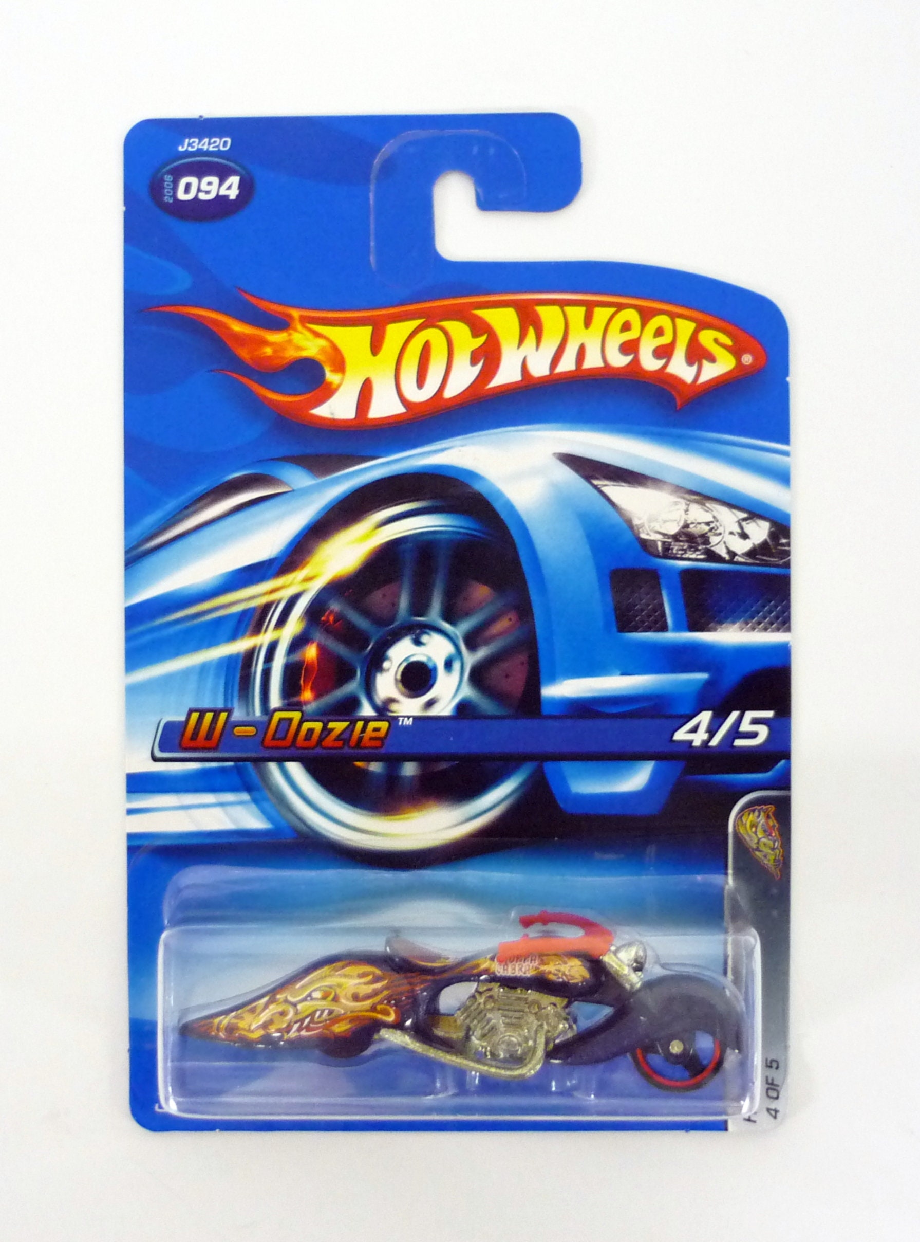 wanderout×hxo design コラボ　廃盤品 Hot Wheels W-oozie #094 Highway Horror 4 of 5 Blue Die-cast